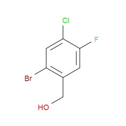 Aobchem&nbsp;(2-Bromo-4-chloro-5-fluorophenyl)methanol | ≥95% | CAS 1067882-62-5 | C7H5BrClFO | 5g