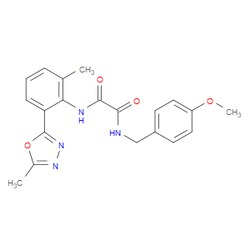 Aobchem&nbsp;N1-(4-methoxybenzyl)-N2-(2-methyl-6-(5-methyl-1 3 4-oxadiazol-2-yl)phenyl)oxalamide | ≥95% | CAS 2097754-96-4 | C20H20N4O4 | 5g