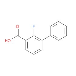Aobchem&nbsp;2-Fluoro-[1 1 -biphenyl]-3-carboxylic acid | ≥95% | CAS 177942-40-4 | C13H9FO2 | 500mg