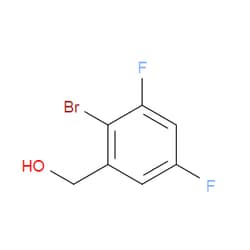 Aobchem&nbsp;(2-Bromo-3 5-difluorophenyl)methanol | ≥95% | CAS 1256081-83-0 | C7H5BrF2O | 1g