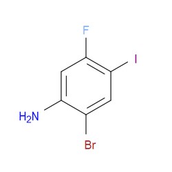 Aobchem&nbsp;2-Bromo-5-fluoro-4-iodobenzenamine | ≥97% | CAS 1936101-34-6 | C6H4BrFIN | 1g