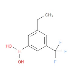 Aobchem&nbsp;(3-Ethyl-5-(trifluoromethyl)phenyl)boronic acid | ≥95% | CAS 2225179-96-2 | C9H10BF3O2 | 250mg