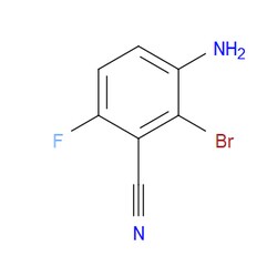 Aobchem&nbsp;3-Amino-2-bromo-6-fluorobenzonitrile | ≥95% | CAS 1415633-90-7 | C7H4BrFN2 | 5g