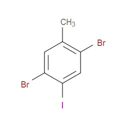 Aobchem&nbsp;1 4-Dibromo-2-iodo-5-methylbenzene | ≥97% | CAS 123568-21-8 | C7H5Br2I | 5g