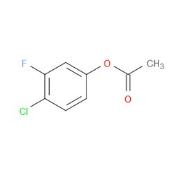Aobchem&nbsp;4-Chloro-3-fluorophenyl acetate | ≥97% | CAS 865451-00-9 | C8H6ClFO2 | 25g