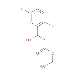Aobchem&nbsp;Ethyl 3-(2 5-difluorophenyl)-3-hydroxypropanoate | ≥97% | CAS 1247127-79-2 | C11H12F2O3 | 5g
