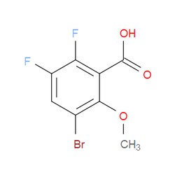 Aobchem&nbsp;3-Bromo-5 6-difluoro-2-methoxybenzoic acid | ≥97% | CAS 1784368-01-9 | C8H5BrF2O3 | 500mg