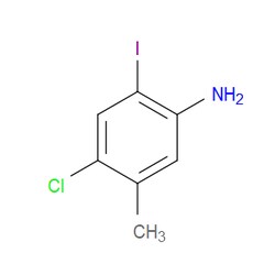 Aobchem&nbsp;4-Chloro-2-iodo-5-methylbenzenamine | ≥95% | CAS 1373233-50-1 | C7H7ClIN | 1g