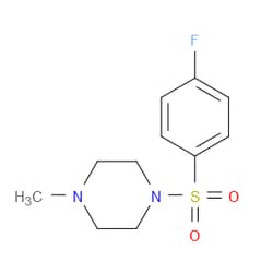 Aobchem&nbsp;1-[(4-Fluorophenyl)sulfonyl]-4-methylpiperazine | ≥95% | CAS 125926-53-6 | C11H15FN2O2S | 500mg
