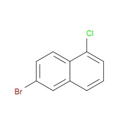 Aobchem&nbsp;6-Bromo-1-chloronaphthalene | ≥95% | CAS 1000391-24-1 | C10H6BrCl | 5g