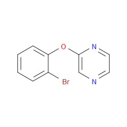 Aobchem&nbsp;2-(2-Bromophenoxy)pyrazine | ≥95% | CAS 129242-46-2 | C10H7BrN2O | 250mg