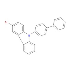 Aobchem&nbsp;9-([1 1 -Biphenyl]-4-yl)-3-bromo-9H-carbazole | ≥95% | CAS 894791-46-9 | C24H16BrN | 25g