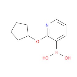Aobchem&nbsp;2-(Cyclopentyloxy)pyridine-3-boronic acid | ≥95% | CAS 1621416-46-3 | C10H14BNO3 | 250mg