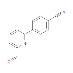 Aobchem&nbsp;4-(6-Formylpyridin-2-yl)benzonitrile | ≥95% | CAS 834884-79-6 | C13H8N2O | 10g