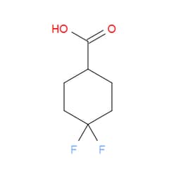 Aobchem&nbsp;4 4-Difluorocyclohexanecarboxylic acid | ≥95% | CAS 122665-97-8 | C7H10F2O2 | 25g