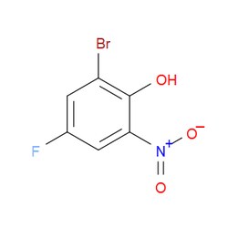 Aobchem&nbsp;2-Bromo-4-fluoro-6-nitrophenol | ≥97% | CAS 320-75-2 | C6H3BrFNO3 | 5g