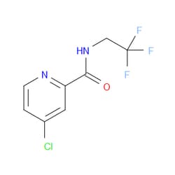 Aobchem&nbsp;4-Chloro-N-(2 2 2-trifluoroethyl)-2-pyridinecarboxamide | ≥95% | CAS 928256-34-2 | C8H6ClF3N2O | 1g