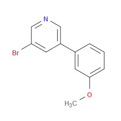 Aobchem&nbsp;Pyridine  3-bromo-5-(3-methoxyphenyl)- | ≥95% | CAS 675590-10-0 | C12H10BrNO | 10g