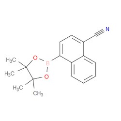 Aobchem&nbsp;4-(4 4 5 5-Tetramethyl-1 3 2-dioxaborolan-2-yl)-1-naphthalenecarbonitrile | ≥95% | CAS 1352794-90-1 | C17H18BNO2 | 25g