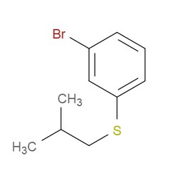 Aobchem&nbsp;1-Bromo-3-[(2-methylpropyl)thio]benzene | ≥95% | CAS 1199773-06-2 | C10H13BrS | 1g