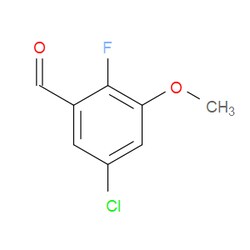 Aobchem&nbsp;5-Chloro-2-fluoro-3-methoxybenzaldehyde | ≥97% | CAS 1779832-60-8 | C8H6ClFO2 | 5g
