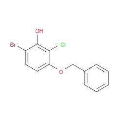 Aobchem&nbsp;3-(Benzyloxy)-6-bromo-2-chlorophenol | ≥95% | CAS 2635937-18-5 | C13H10BrClO2 | 250mg