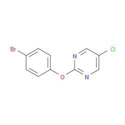 Aobchem&nbsp;2-(4-Bromophenoxy)-5-chloropyrimidine | ≥95% | CAS 1538671-54-3 | C10H6BrClN2O | 250mg