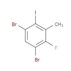 Aobchem&nbsp;1 5-Dibromo-2-fluoro-4-iodo-3-methylbenzene | ≥97% | CAS 2734772-66-6 | C7H4Br2FI | 500mg