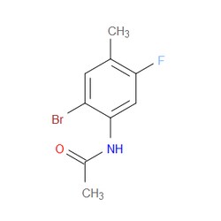 Aobchem&nbsp;N-(2-Bromo-5-fluoro-4-methylphenyl)acetamide | ≥95% | CAS 202865-76-7 | C9H9BrFNO | 1g