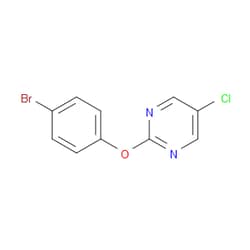 Aobchem&nbsp;2-(4-Bromophenoxy)-5-chloropyrimidine | ≥95% | CAS 1538671-54-3 | C10H6BrClN2O | 5g