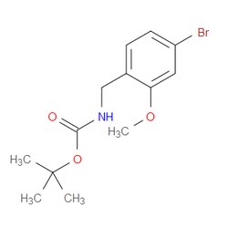 Aobchem&nbsp;Tert-butyl 4-bromo-2-methoxybenzylcarbamate | ≥95% | CAS 1402664-44-1 | C13H18BrNO3 | 10g