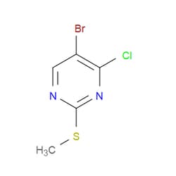 Aobchem&nbsp;5-Bromo-4-chloro-2-(methylthio)pyrimidine | ≥95% | CAS 63810-78-6 | C5H4BrClN2S | 10g