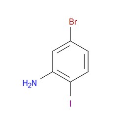 Aobchem&nbsp;5-Bromo-2-iodoaniline | ≥97% | CAS 64085-52-5 | C6H5BrIN | 25g