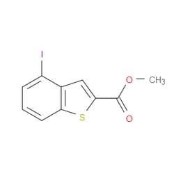 Aobchem&nbsp;4-Iodo-benzo[b]thiophene-2-carboxylic acid methyl ester | ≥97% | CAS 146137-85-1 | C10H7IO2S | 250mg