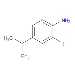 Aobchem&nbsp;2-Iodo-4-isopropylaniline | ≥95% | CAS 76842-15-4 | C9H12IN | 500mg
