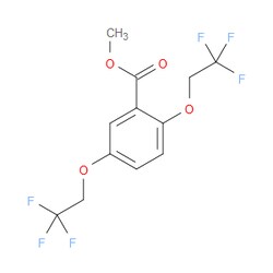 Aobchem&nbsp;Benzoic acid  2 5-bis(2 2 2-trifluoroethoxy)-  methyl ester | ≥95% | CAS 35480-31-0 | C12H10F6O4 | 5g