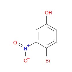 Aobchem&nbsp;4-Bromo-3-nitrophenol | ≥95% | CAS 78137-76-5 | C6H4BrNO3 | 10g