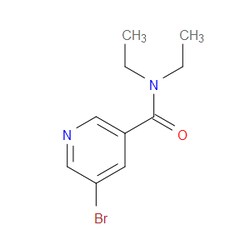 Aobchem&nbsp;5-Bromo-N N-diethyl-3-pyridinecarboxamide | ≥97% | CAS 104290-44-0 | C10H13BrN2O | 10g