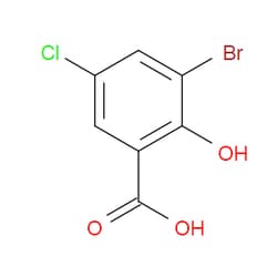 Aobchem&nbsp;3-Bromo-5-chloro-2-hydroxybenzoic acid | ≥95% | CAS 4068-58-0 | C7H4BrClO3 | 5g