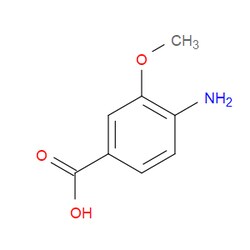 Aobchem&nbsp;4-Amino-3-methoxybenzoic acid | ≥95% | CAS 2486-69-3 | C8H9NO3 | 25g