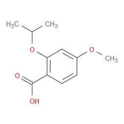Aobchem&nbsp;2-Isopropoxy-4-methoxybenzoic acid | ≥95% | CAS 79128-14-6 | C11H14O4 | 250mg
