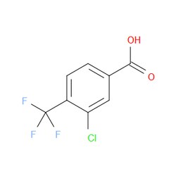 Aobchem&nbsp;3-Chloro-4-(trifluoromethyl)benzoic acid | ≥95% | CAS 115754-20-6 | C8H4ClF3O2 | 25g