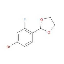 Aobchem&nbsp;2-(4-Bromo-2-Fluorophenyl)-1 3-Dioxolane | ≥95% | CAS 248270-23-7 | C9H8BrFO2 | 1g