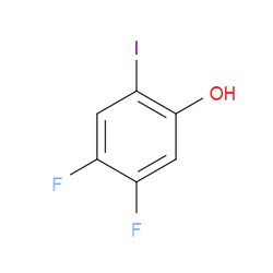 Aobchem&nbsp;4 5-Difluoro-2-iodophenol | ≥95% | CAS 186590-30-7 | C6H3F2IO | 1g