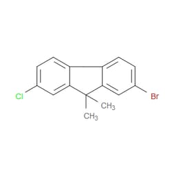 Aobchem&nbsp;9H-Fluorene  2-bromo-7-chloro-9 9-dimethyl- | ≥95% | CAS 605630-37-3 | C15H12BrCl | 10g