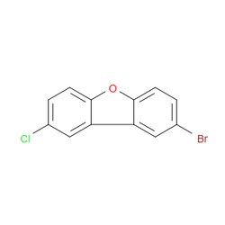 Aobchem&nbsp;2-Bromo-8-chlorodibenzofuran | ≥95% | CAS 1360145-45-4 | C12H6BrClO | 250mg