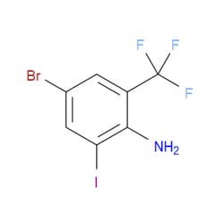 Aobchem&nbsp;4-Bromo-2-iodo-6-(trifluoromethyl)aniline | 95% | CAS 1807119-74-9 | C7H4BrF3IN | 500mg