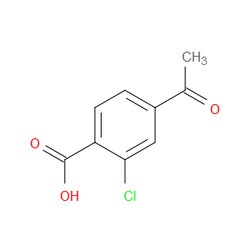 Aobchem&nbsp;4-Acetyl-2-chlorobenzoic acid | ≥97% | CAS 115382-35-9 | C9H7ClO3 | 500mg