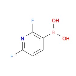 Aobchem&nbsp;2 6-Difluoro-3-pyridylboronic acid | ≥97% | CAS 136466-94-9 | C5H4BF2NO2 | 25g