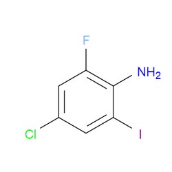 Aobchem&nbsp;4-Chloro-6-fluoro-2-iodoaniline | ≥95% | CAS 216393-67-8 | C6H4ClFIN | 25g